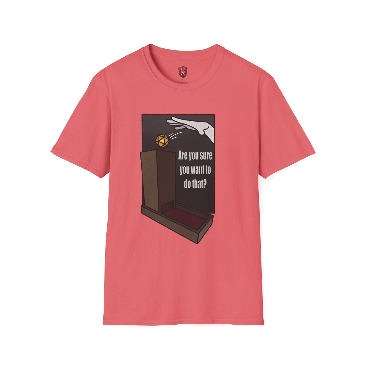 Not a question, a warning! Unisex Softstyle T-Shirt