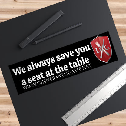 Take your seat at the table!